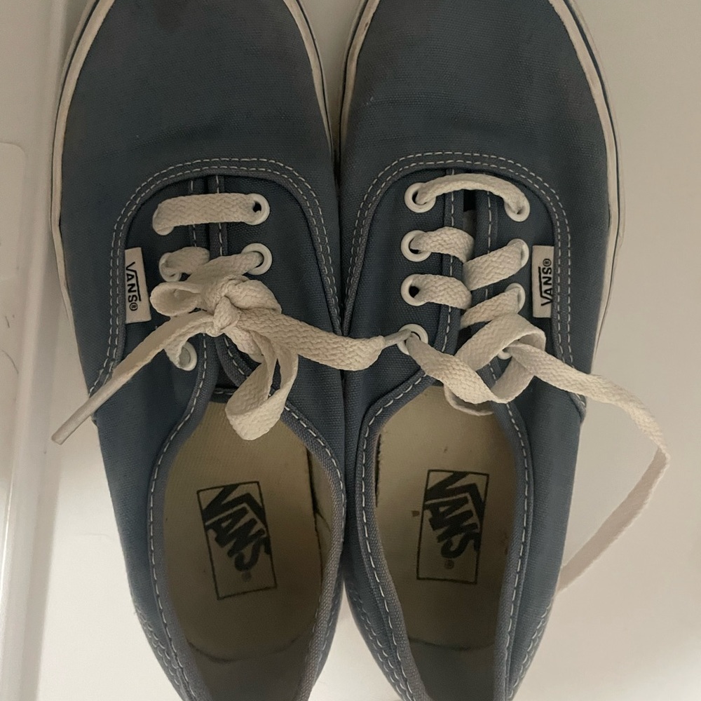 Blue Kids Vans size 3Y (fits like a Women’s 4.5)